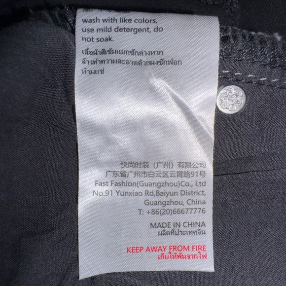 Urban Revivo Jeans Sz 4 High Rise Skinny Black Fade Ripped Raw Hem Stretch - Picture 9 of 10